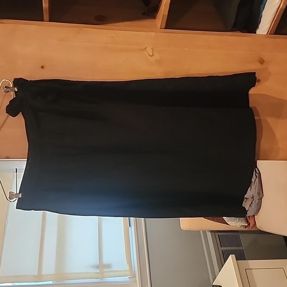 Women's linen wrap A-line skirt